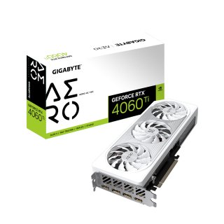 Gigabyte GeForce RTX 4060 Ti AERO White OC Edition 16GB GDDR6 Graphics Card