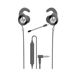 HP DHE-7004 Wired Music Headset In Ear Earphone - Black