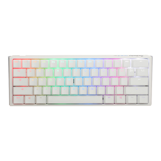 Ducky One 3 Mini Hot-Swap RGB Mechanical Gaming Keyboard MX Cherry Blue Switch - Aura White