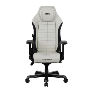 DXRacer Master Series Multi-Functional Microfiber Leather Material Modular Backrest Gaming Chair - White/Black