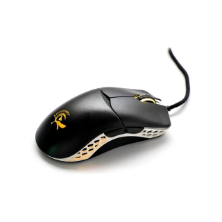 Ducky Feather Kailh RGB Wired Gaming Mouse - Black/White