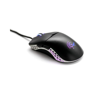 Ducky Feather Dmron RGB Wired Gaming Mouse - Black/White