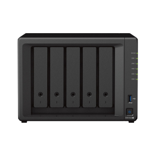 Synology DiskStation DS1522+ 5-Bay, Dual M.2 2280 NVMe SSD Slots for Caching NAS Enclosure - Black