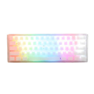 Ducky One 3 Mini Hot-Swap RGB Mechanical Gaming Keyboard Cherry MX Blue Switch - Aura White