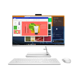 Lenovo IdeaCenter AIO 3 24IAP7 Intel Core i5-1240P 8GB RAM 512GB SSD Intel Nvidia MX550 Graphics 2GB 23.8" FHD TouchScreen - White (Win 11 Pro Licence)