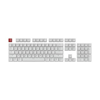 Glorious Aura Mechanical Keycaps Full 104 key Set - White