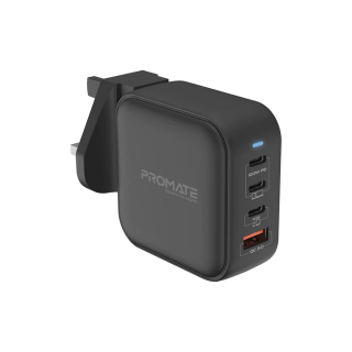 Promate 100W Power Delivery GaNFast™ Charger with Quick Charge 3.0