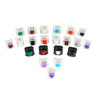 Glorious Gateron Mechanical Keyboard Switches (120 pack) -Clear 