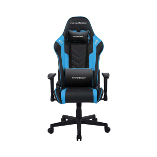 DXRacer Prince Series P132 Gaming Chair, 1D Armrests With Soft Surface - Black/Blue