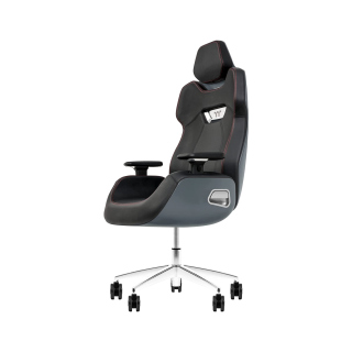Thermaltake Argent E700 Real Leather 4D Adjustable Armrest Gaming Chair - Space Gray
