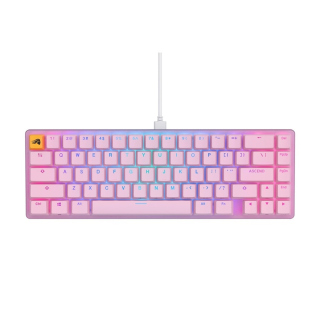 Glorious GMMK2 Compact 65% Modular Mechanical Gaming Keyboard Pre-Built Edition – Pink