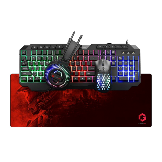 Gameon Cypher XL All-In-One Bundle Wired Keyboard, Headset, Mouse & Mousepad