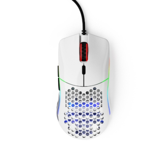 Glorious Model O 12,000 DPI Wired Gaming Mouse (68g) - Glossy White