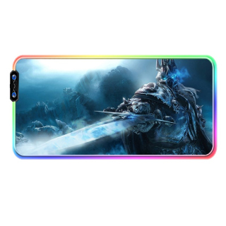 GAMEON LED Luminous Gaming Mousepad With RGB Lighting (900x400x3mm) - World Of Warcraft Wrath Of The Lich King Edition