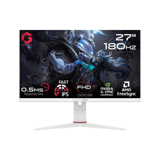 Gameon Artic Pro Series 27" FHD IPS 180Hz 0.5ms Gaming Monitor With AMD FreeSync & Nvidia G-Sync (Support PS5) - White