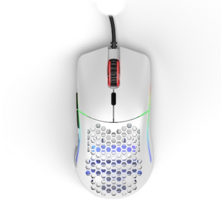 Glorious Model O Minus 12,000 DPI Wired Gaming Mouse (58g)  - Matte White