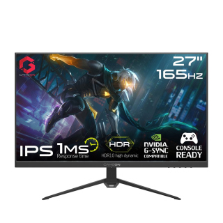 Gameon GOP27QHD 27" 2K QHD IPS 165Hz 1ms  Gaming Monitor With AMD FreeSync & Nvidia G-Sync -HDMI 2.1 (Console Compatible)