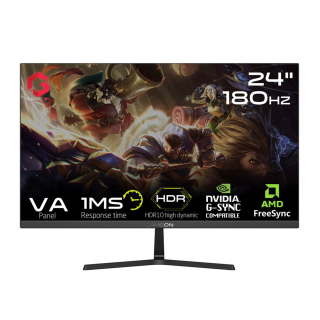 Gameon GOPS24180VA 24" FHD VA 180Hz 1ms Gaming Monitor With AMD Sync & FreeSync (Compatible)
