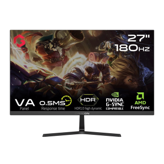 Gameon GOPS27180VA 27&quot; FHD VA 180Hz 1ms (GtG) Gaming Monitor With AMD Sync &amp; FreeSync (Compatible)
