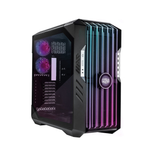 Cooler Master HAF700 EVO ATX Full Tower Tempered Glass Side Panel Case with 5x RGB Fans - Black
