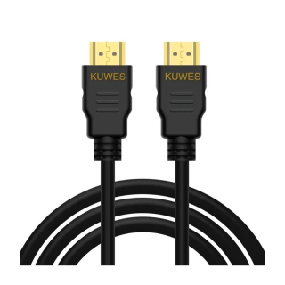 Kuwes HDMI Cable Gold Male to Male Connector 1.4V Ultra HD/High Speed (10M)