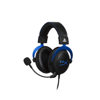 HyperX Cloud Wired Gaming Headset - For PC, PS 5 & PS4 with Noise Cancelling Mic Black/Blue