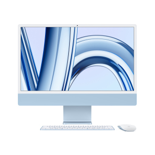 Apple iMac 24" M3 8-Core CPU 10-Core GPU 16GB RAM 1TB SSD (Eng/Arb KB) - Blue