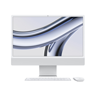 Apple iMac 24" M3 8-Core CPU 10-Core GPU 24GB RAM 1TB SSD (Eng/Arb KB) -Silver