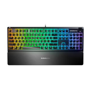 Steelseries Apex 3 RGB Gaming Keyboard Whisper Quiet Gaming Switches