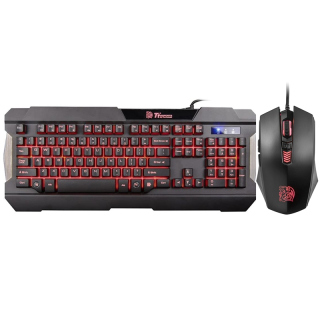 Thermaltake Tt eSPORTS Commander Multi-Light Gaming Wired KeyBoard & Mouse