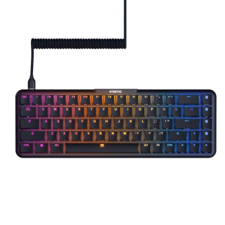 Fnatic Streak65 LP Ultra Fast Low Profile Switches  65% Compact Mechanical Keyboard - Black