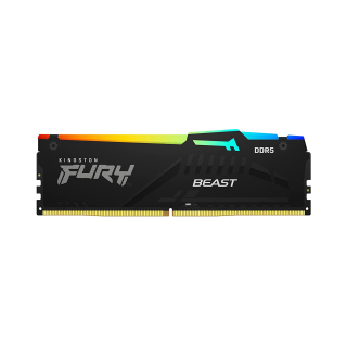 Kingston Fury Beast RGB 16GB DDR5 5200MT/s CL40 Desktop Memory
