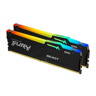Kingston Fury Beast RGB 64GB (2x32GB) DDR5 5200MT/s CL40 Desktop Memory Kit