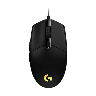 Logitech G203 Lightsync RGB Upto 8,000 DPI Wired Gaming Mouse Black