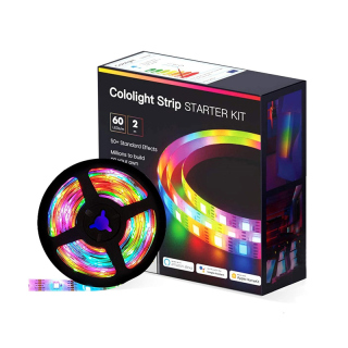Cololight 2 Meters LED Strip Plus Lights 60 LED, 16 Million Colors, 5050 SMD LEDs With Smart WiFi App Control