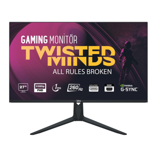 Twisted Minds 27'' Nano IPS Panel 260Hz 1ms FHD Gaming Monitor 