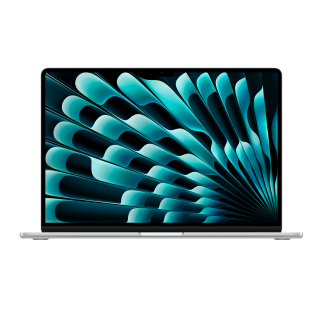 Apple MacBook Air 15&quot; M2 Chip 8-Core CPU 10-Core GPU 16-Core Neural Engine 8GB RAM 512GB SSD (Arabic/English Keyboard) - Silver