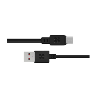 Promate MicroCord-1 Super-Durable Data & Charge USB-A to Micro-USB Cable - Black