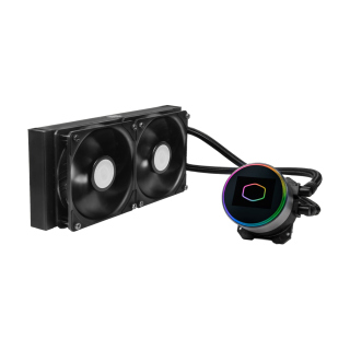 CoolerMaster MasterLiquid ML240 Vivid RGB AIO Liquid Cooler - Black