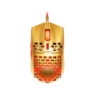 CoolerMaster MM711 Wired Gaming Mouse (60g) - Golden Red
