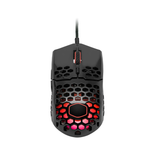 CoolerMaster MM711 Wired Gaming Mouse (60g) - Glossy Black