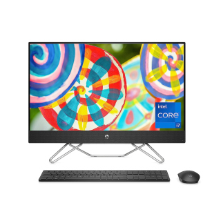 HP All In One Intel Core i7-1255U 12th Gen. 8GB RAM 512GB SSD 27" FHD Touch Screen IPS  NVIDIA GeForce MX450 2GB FreeDos - Black (win 11 pro licence)