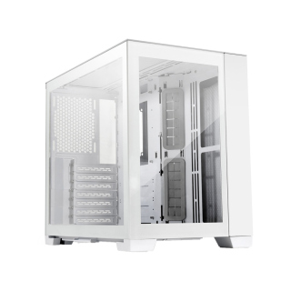 LIAN LI O11 Dynamic Mini Front And Side Tempered Glass Panel Micro ATX Tower Case - Snow Edition (No Fans Included)