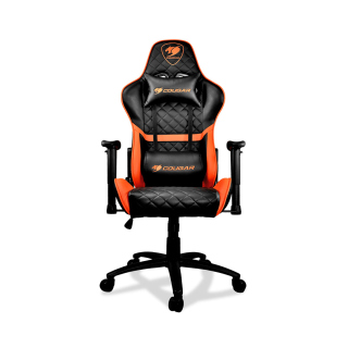Cougar Armor One PVC Leather Material Gaming Chair Black/Orange