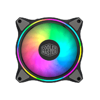 Cooler Master Master Fan MF120 HALO 120mm Fan 3-in-1 Pack with Duo-Ring ARGB Lighting - White