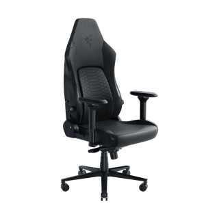 Razer Iskur V2 Gaming Chair with Adaptive Lumbar Support, EPU Synthetic Leather, High Density Foam Cushions, 4D Armrests, Fully Adjustable lumbar Curve - Black