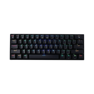 Redragon Draconic 60% Compact Wireless RGB Mechanical Gaming Keyboard Tactile Brown Switch - Black