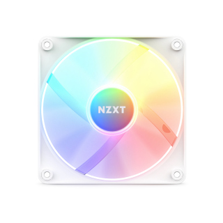 NZXT F120 RGB Core 120mm Single Case Fan - White