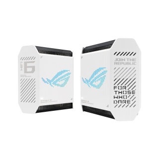 Asus ROG Rapture GT6 WiFi 6 Tri-Band Gaming Mesh System  ( Pack of 2) - White