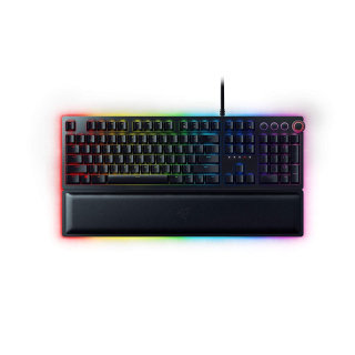 Razer Huntsman Elite Opto-Mechanical Gaming Keyboard With Clicky Optical Purple Switches &amp; Multi-Function Digital Dial